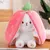 Peluche Conejo Orejón Reversible 30cm Orejas De Fruta Mediano Almohada - Calipha Digital