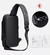 Imagen de Mochila Antirrobo Impermeable Urbana Bolso Seguridad Moda