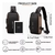 Mochila Antirrobo Impermeable Urbana Bolso Seguridad Moda