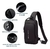Imagen de Mochila Antirrobo Impermeable Urbana Bolso Seguridad Moda