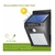 Reflector Solar Led Sensor Movimiento Panel Solar Exteriores - tienda online