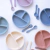 Plato Silicona Bebé Succión Cubierto Cuchara Tenedor Ventosa - comprar online