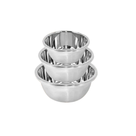 SET X3 BOWLS ACERO - comprar online