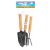 SET JARDIN X3 MANGO MADERA - comprar online