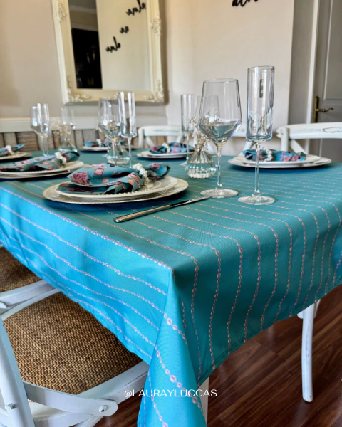 Mantel Rectangular Perlas Audrey - comprar online