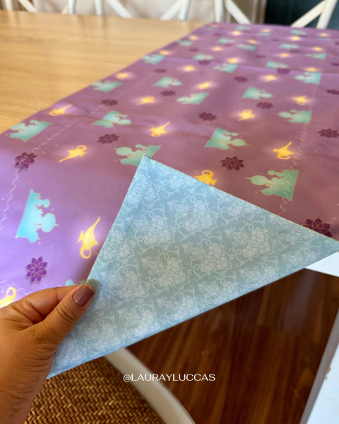 Camino de mesa doble faz impermeable Jazmin