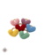 Porta Servilletas en crochet Corazón Verde agua - comprar online
