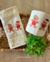 Toalla de visita color crudo bordado Galletas Navideñas - comprar online