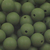 Contas miçangas silicone 12mm Tons Verde - 10 unidades