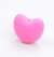 Entremeio de silicone Coração com furo passante (Valor unitário) - Silicone Beads Brasil