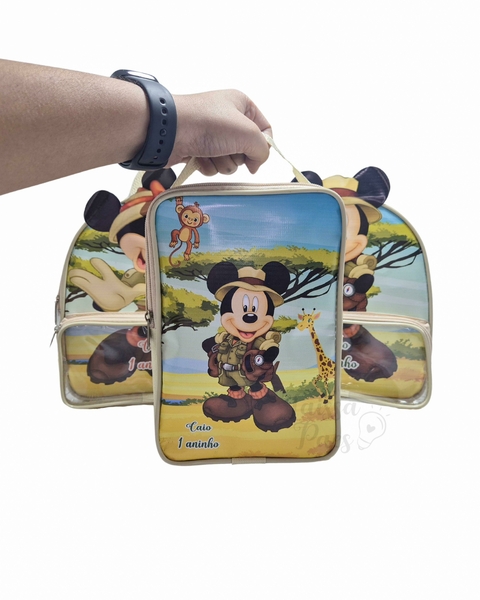 Porta Chuteira Infantil Mickey Safari - comprar online