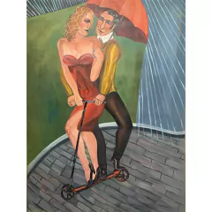 Welton Silva "Casal e Patinete" - comprar online