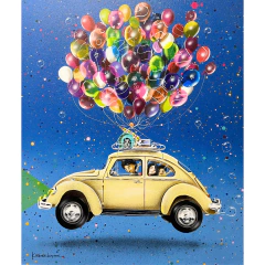 Kleber Lopes "Fusca Bege na Praia" - Galeria Veronese