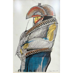 Aldemir Martins serigrafia assinada "Cangaceiro" - comprar online