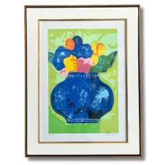 Aldemir Martins serigrafia "Floral"