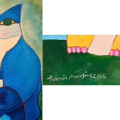 Aldemir Martins "Família de Gatos" - loja online