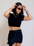 Cropped Kendall Preto