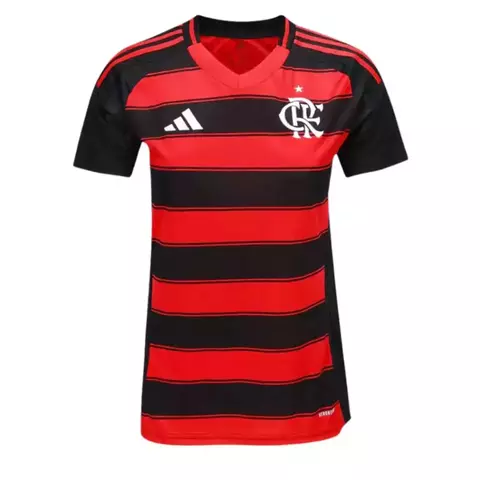 camisa-flamengo-i-home-25-26-torcedor-Fan-masculino-adidas-preto e vermelho-mengao-rubro negro-america do sul-brasil-brasileirao-serie a-copa do brasil-libertadores