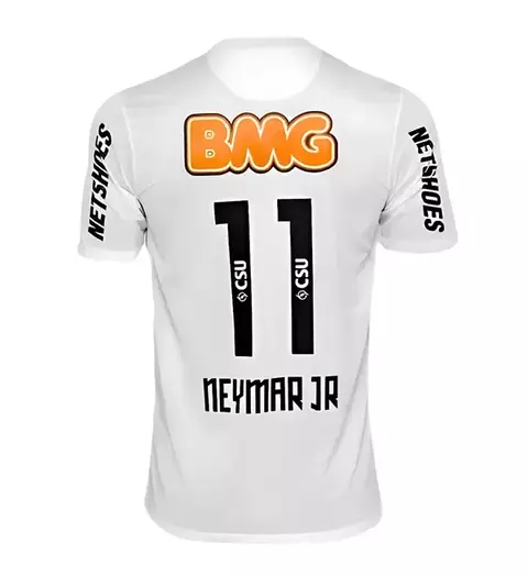 Camisa Retrô Peixão I Home 2012/13 Neymar Masculino Branco - comprar online