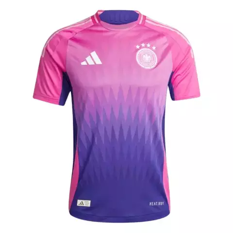 camisa-seleçao alemanha-ii-away-24-25-torcedor-torcedora-Fan-masculino-adidas-roxo e rosa-alemanha-europa-eurocopa
