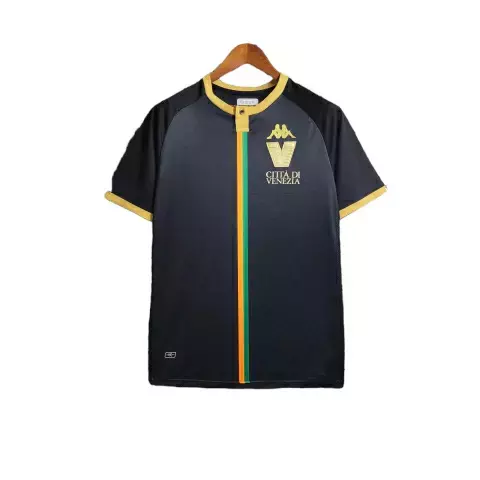 camisa-venezia-ii-away-23-24-torcedor-Fan-masculino-kappa-preta-europa-italia-serie-a-copa da italia-champions league