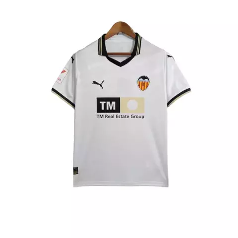 camisa-valencia-i-home-23-24-torcedor-torcedora-Fan-masculina-puma-branca-europa-espanha-la liga-copa da espanha-champions league