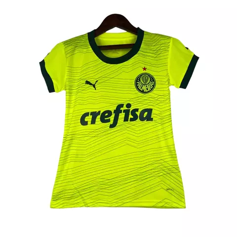 camisa-palmeiras-iii-23-24-torcedor-Fan-feminino-
puma-verde florescente-verdao-porco-america do sul-brasil-brasileirao-serie a-copa do brasil-libertadores