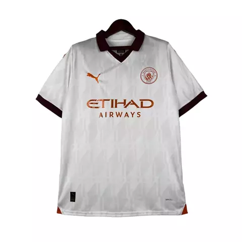 camisa-manchester-city-iii-23-24-torcedor-torcedora-Fan-masculino-puma-branca-europa-inglaterra-premier-league-copa da inglaterra-champions league
