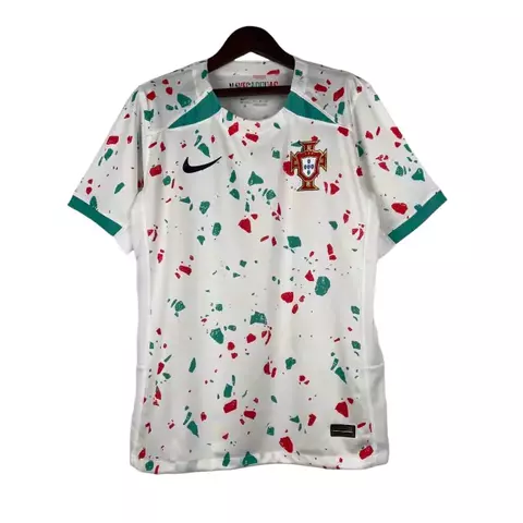 camisa-seleçao-portugal-ediçao-especial-23-24-torcedor-torcedora-Fan-masculino-nike-branca-verde-portugal-europa-copa-do-mundo-cr7