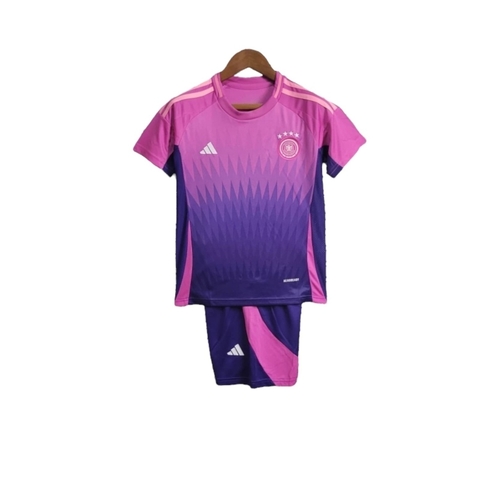 kit-infantil-alemanha-away-24-25-adidas-rosa-e-roxo-infantil-alemanha-europa-eurocopa