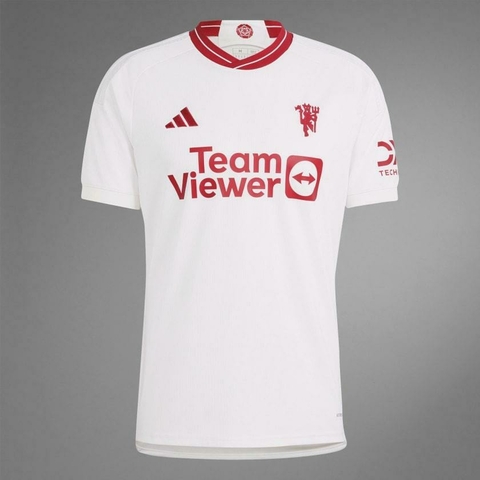 camisa-manchester-united-iii-23-24-torcedor-torcedora-Fan-masculino-adidas-vermelho e branco-europa-inglaterra-premier-league-copa da inglaterra-champions league