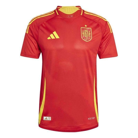 camisa-seleçao da espanha-i-home-24-25-torcedor-torcedora-Fan-masculino-masculino-nike-vermelho e amarelo-espanha-europa-eurocopa