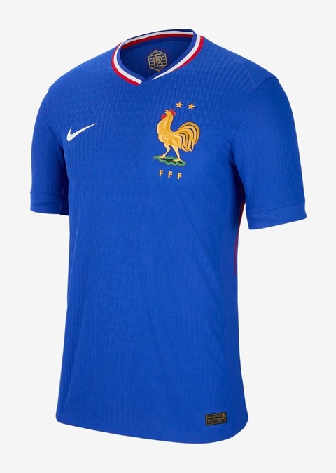 camisa-seleçao-frança-i-home-24-25-torcedor-torcedora-Fan-masculino-nike-azul-frança-europa-copa-do-mundo