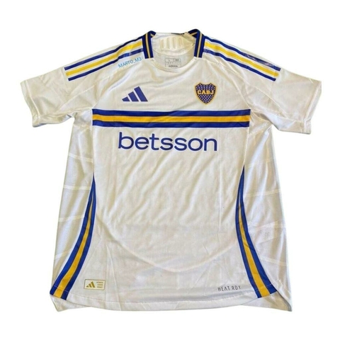 camisa-boca juniors-ii-away-24-25-torcedor-torcedora-Fan-masculino-
adidas-branca e amarelo-boca juniors-america do sul-argentina-campeonato argentino-serie a-copa da argentina-libertadores