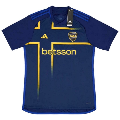 camisa-boca juniors-iii-24-25-torcedor-torcedora-Fan-masculino-
adidas-azul e amarelo-boca juniors-america do sul-argentina-campeonato argentino-serie a-copa da argentina-libertadores