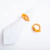 Porta Guardanapo em Algodão Trançado Laranja - comprar online