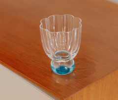 Conjunto 2 Taças Pétala Esfera Azul - comprar online