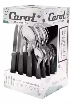 JUEGO DE CUBIERTOS X16 PIEZAS LINEA FUSION - comprar online