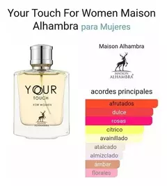 Your touch forma women MAISON ALHAMBRA 100ML - comprar online
