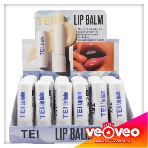 Caja x24 bálsamo labial manteca cacao TEI