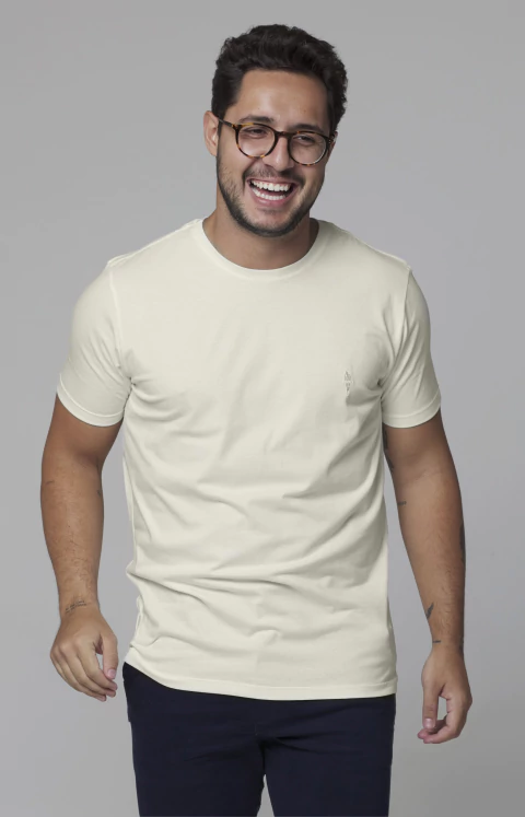 Camiseta Daily Egípcio Bege