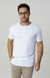 Camiseta Henley Egípcio Branca