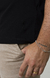 Camiseta Henley Egípcio Preta - Fauna Co.