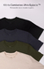 Kit 4x Camisetas Gola Média Ultra Egípcio ™ por R$155 a un.