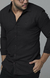 Camisa Linho Preta - comprar online