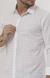 Camisa Linho Quadriculada Branca - comprar online