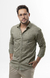 Camisa Linho Verano Verde Musgo