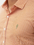 Camisa Mini Xadrez Laranja na internet