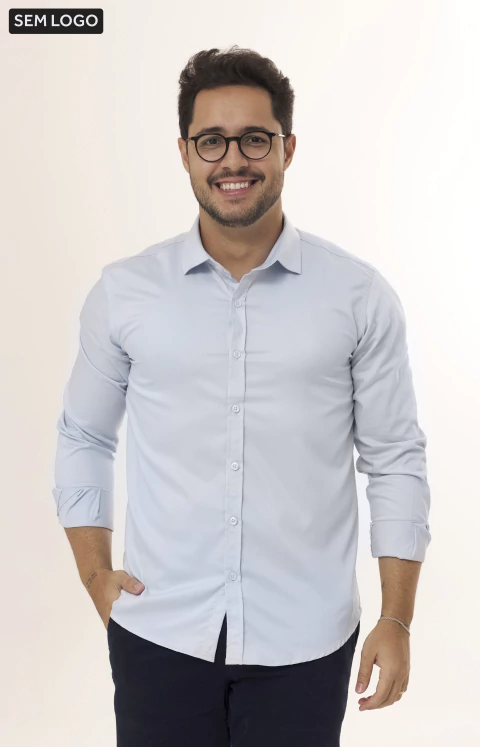 Camisa Tech™ Semlogo Azul Bebe - comprar online