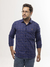 Camisa Linho Xadrez Firenze Azul na internet